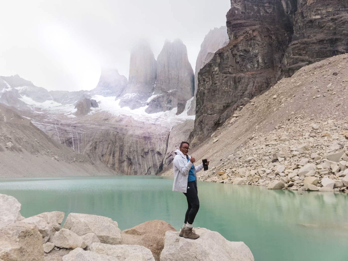 Julianna Barnaby at the Torres del Paine