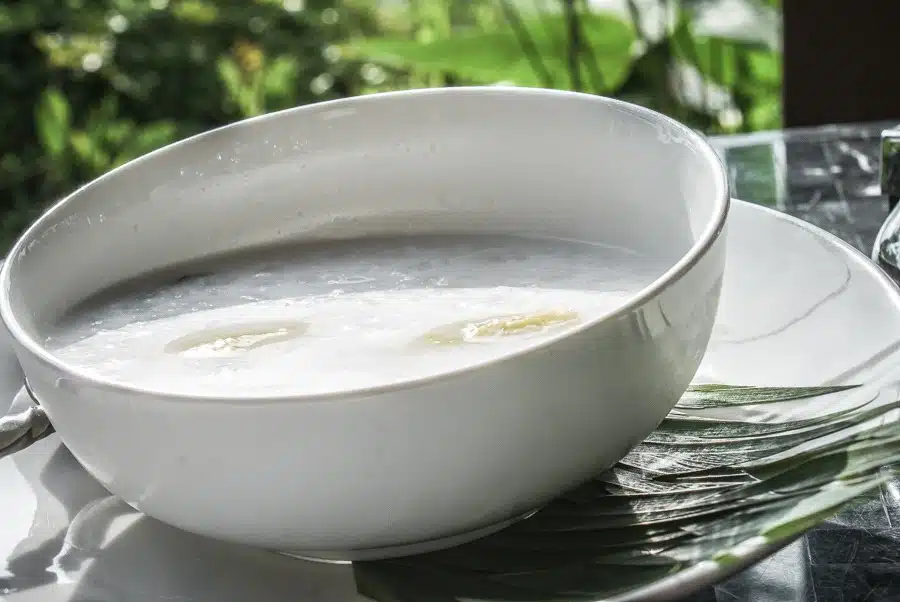 Banana in coconut milk