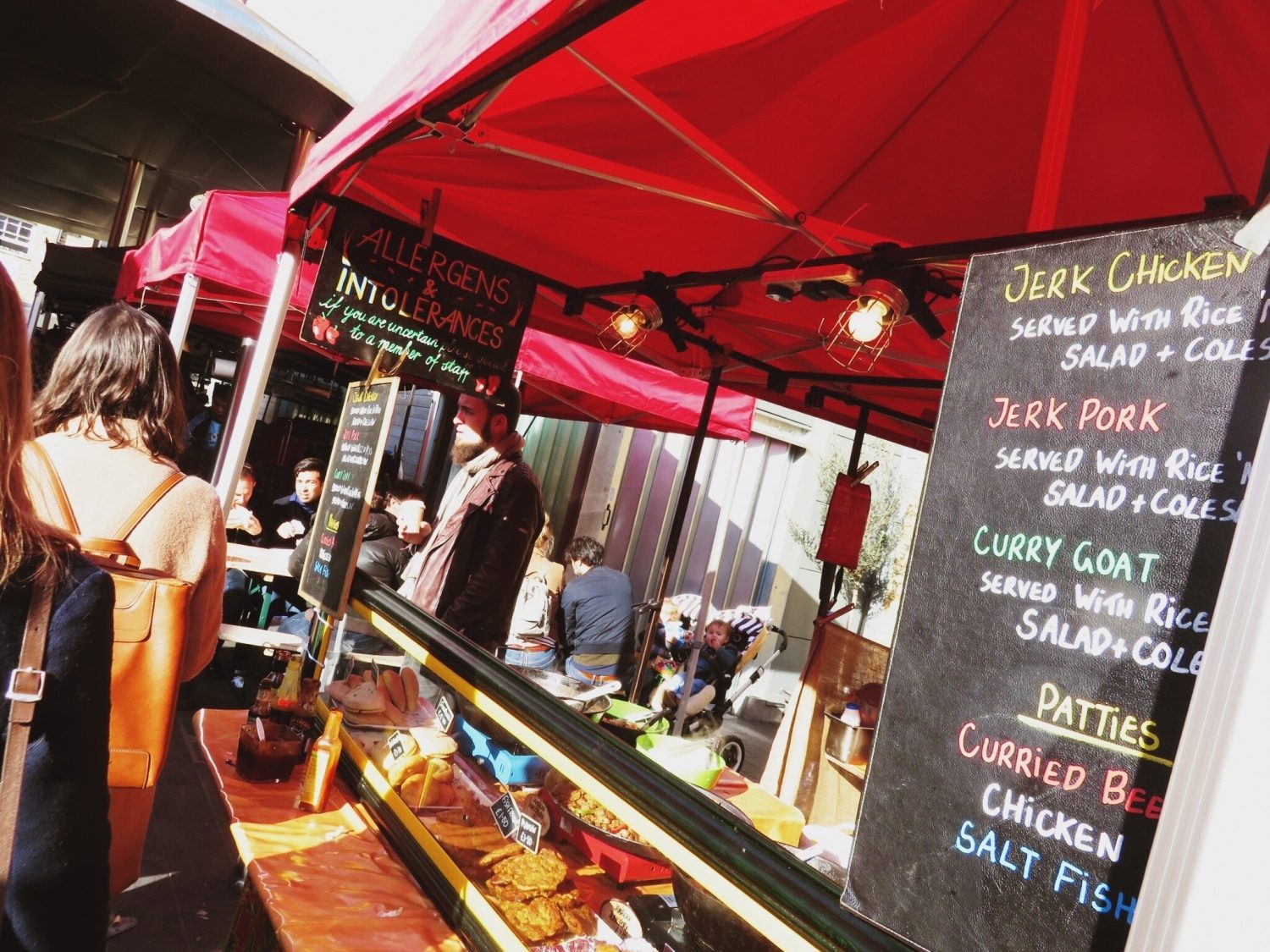 Jerk Chicken and Caribbean Food at Greenwich Market
