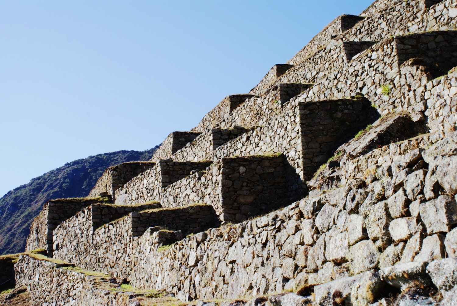 Stone steps at Machu Picchu