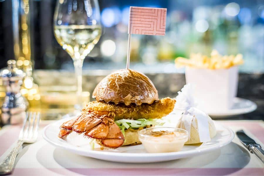 Bob Bob Ricard Food. The delicious lobster burger is just one highlight at Soho's best restaurant