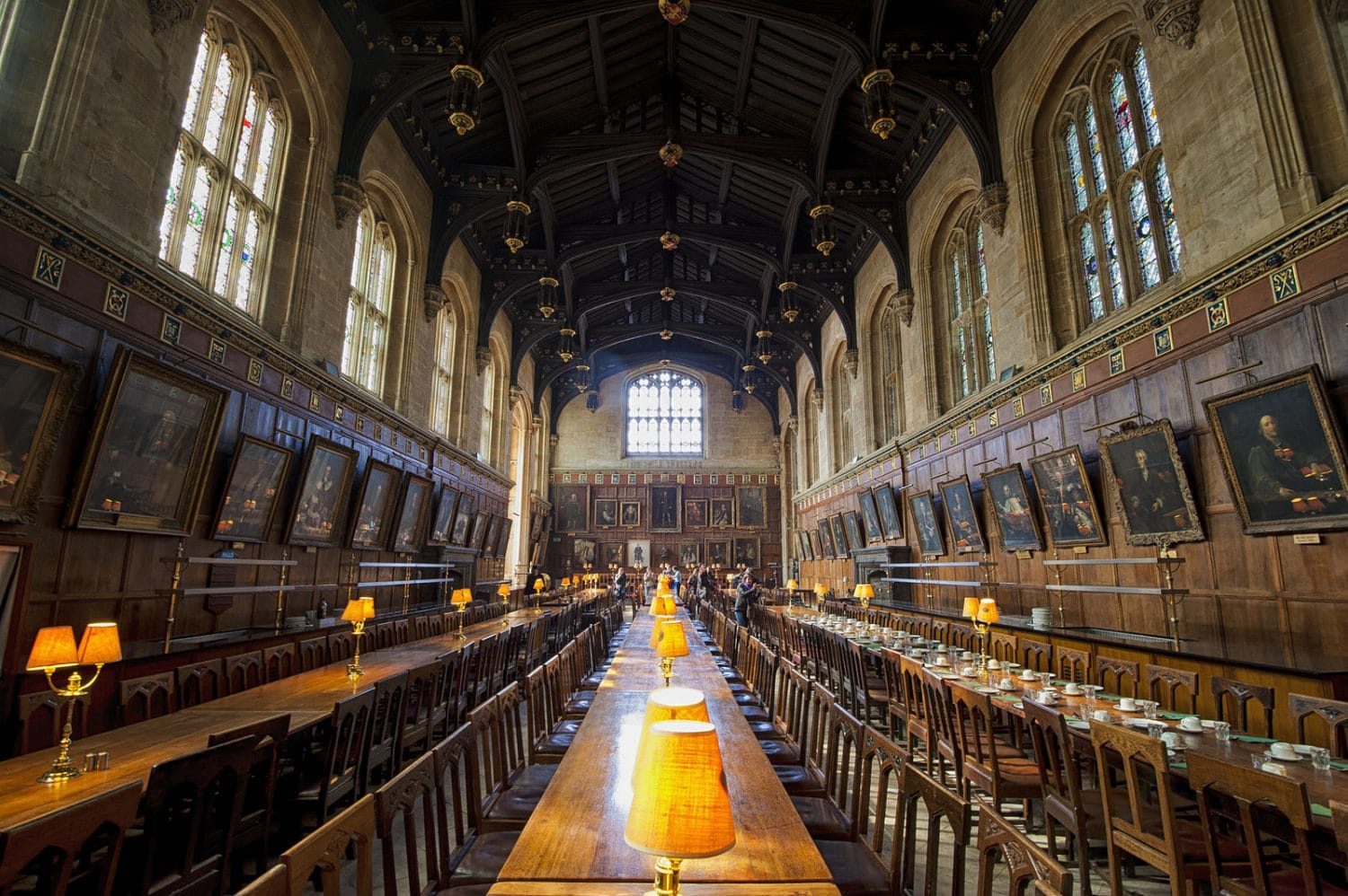 Christ Church College Dining Hall in Oxford as seen in Harry Potter