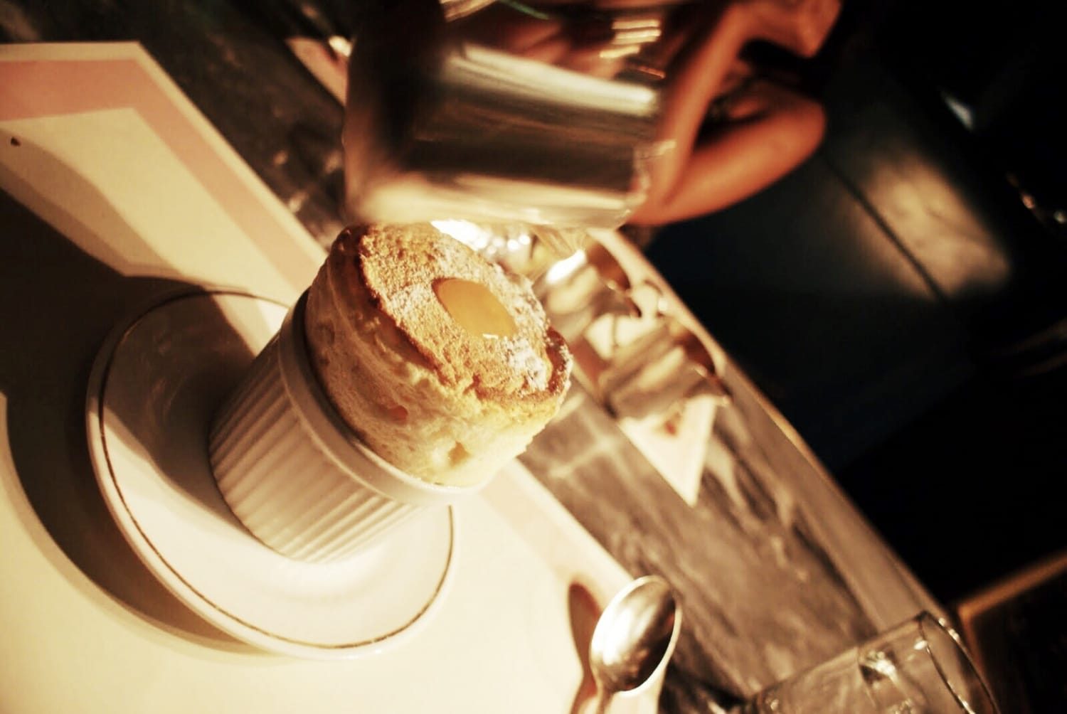 The food at Bob Bob Ricard is divine - just look at that souffle