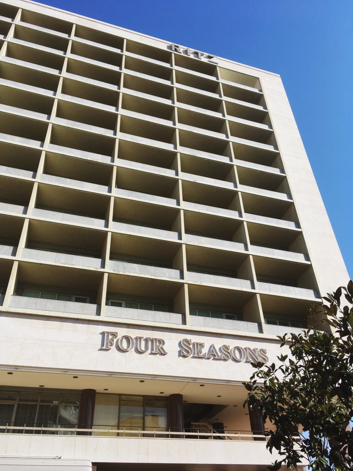 Exterior of Four Seasons Hotel Ritz - Postwar Architecture