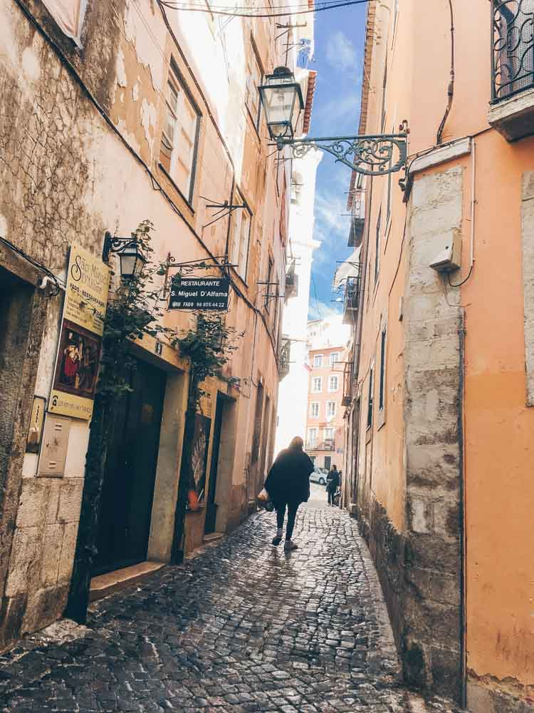 Inside Alfama, Lisbon