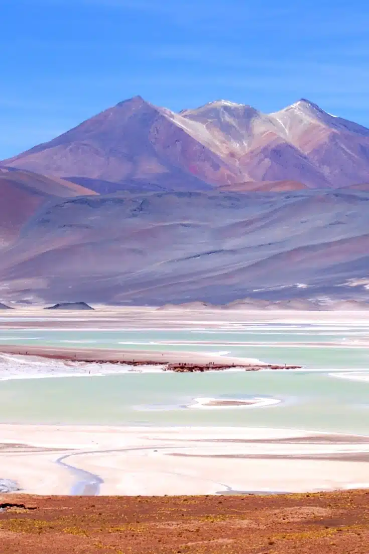 The Atacama Desert in Chile should be at the top of your travel bucket list. Flamingos, stars, coloured lakes and skies. Click for photos and inspiration from the world's driest desert