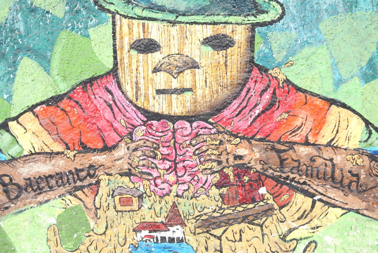 Puppet eating brains, Lima
