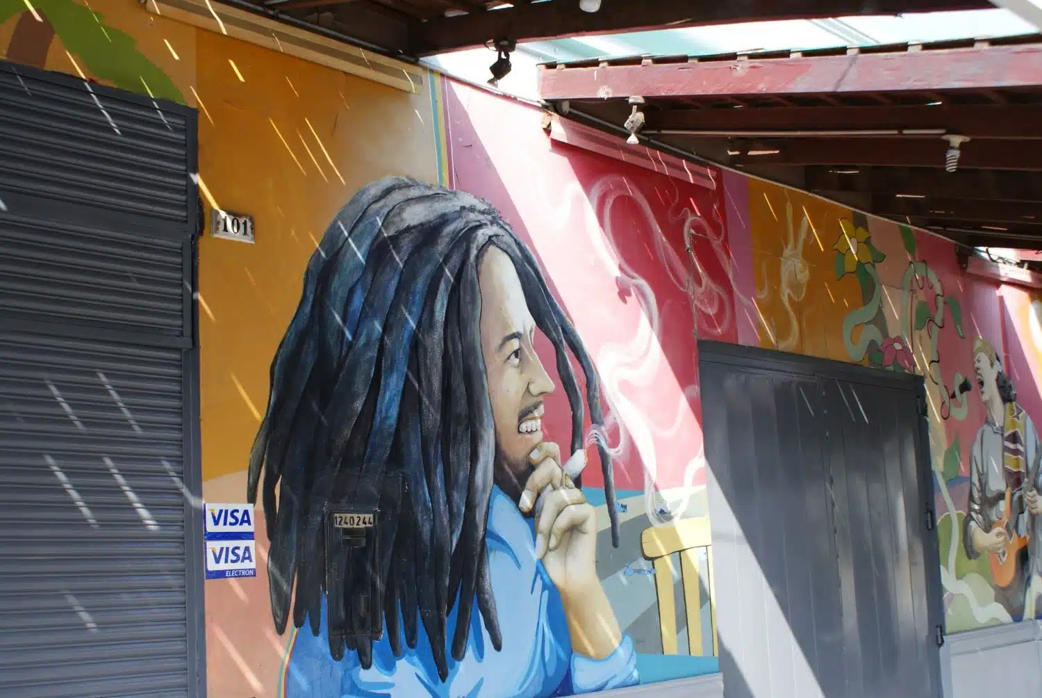 Bob Marley Mural in Lima