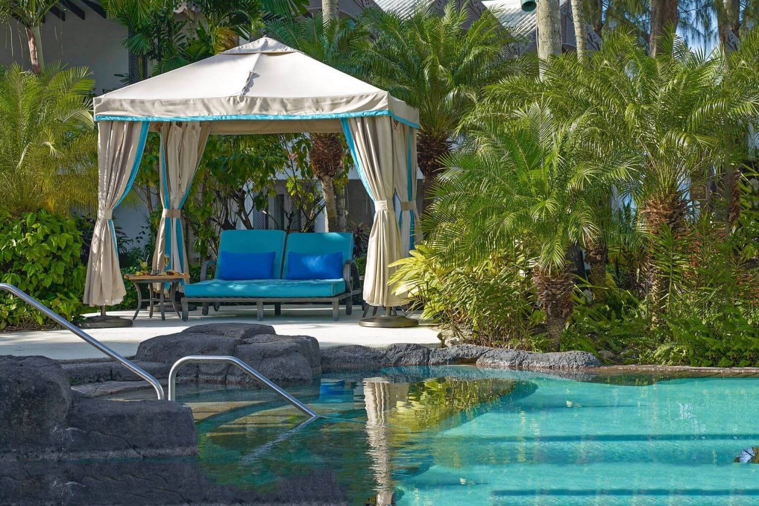 Best Luxury Hotels in Barbados - Colony Club Pool Gazebo