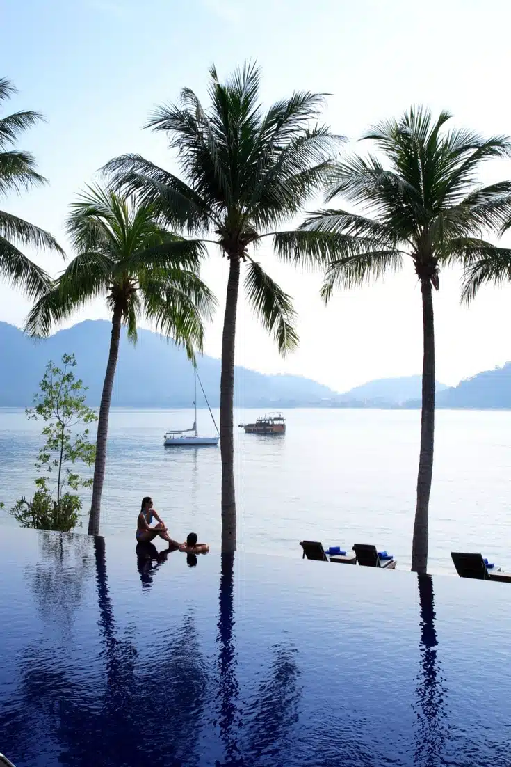 If there's one thing luxury hotels do incredibly its pools. Sure, they have great interiors, bedrooms designs and amenities look at that infinity pool. Read our review of Pangkor Laut in Malaysia, one of the best luxury hotels in Asia