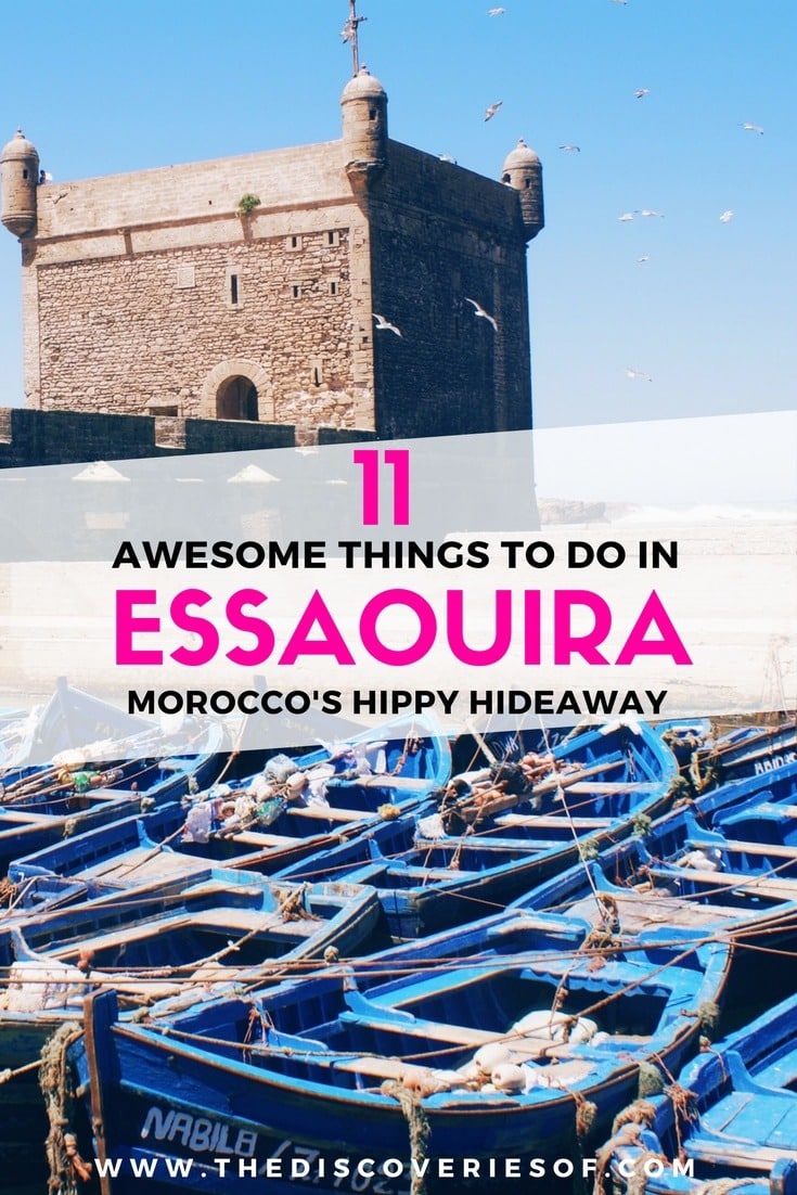 Essaouira- 11 amazing things to do in Morocco's hippy hideaway. Go souk shopping, wander around the medina, go to a hammam and dine on the wonderful food. Click to read the full travel guide.
