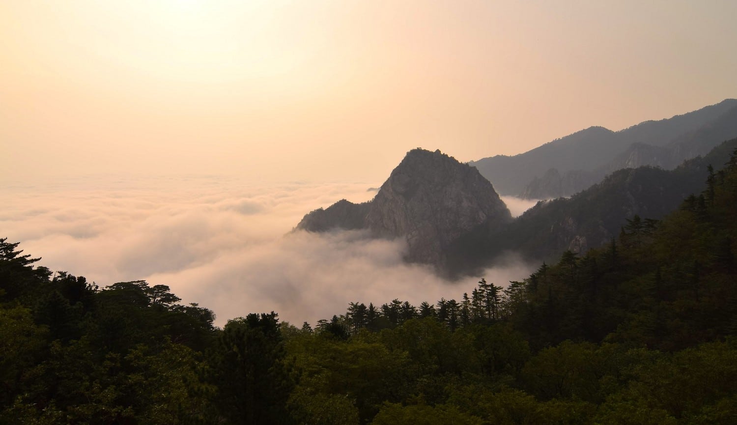 Hiking Seoraksan National Park South Korea