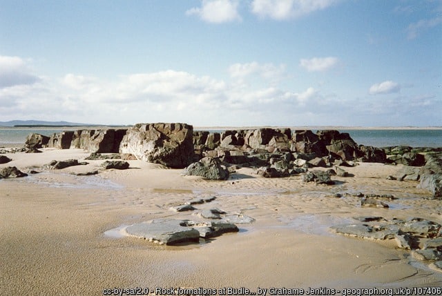 Budle Bay is one of the prettiest beaches in Northumberland, United Kingdom