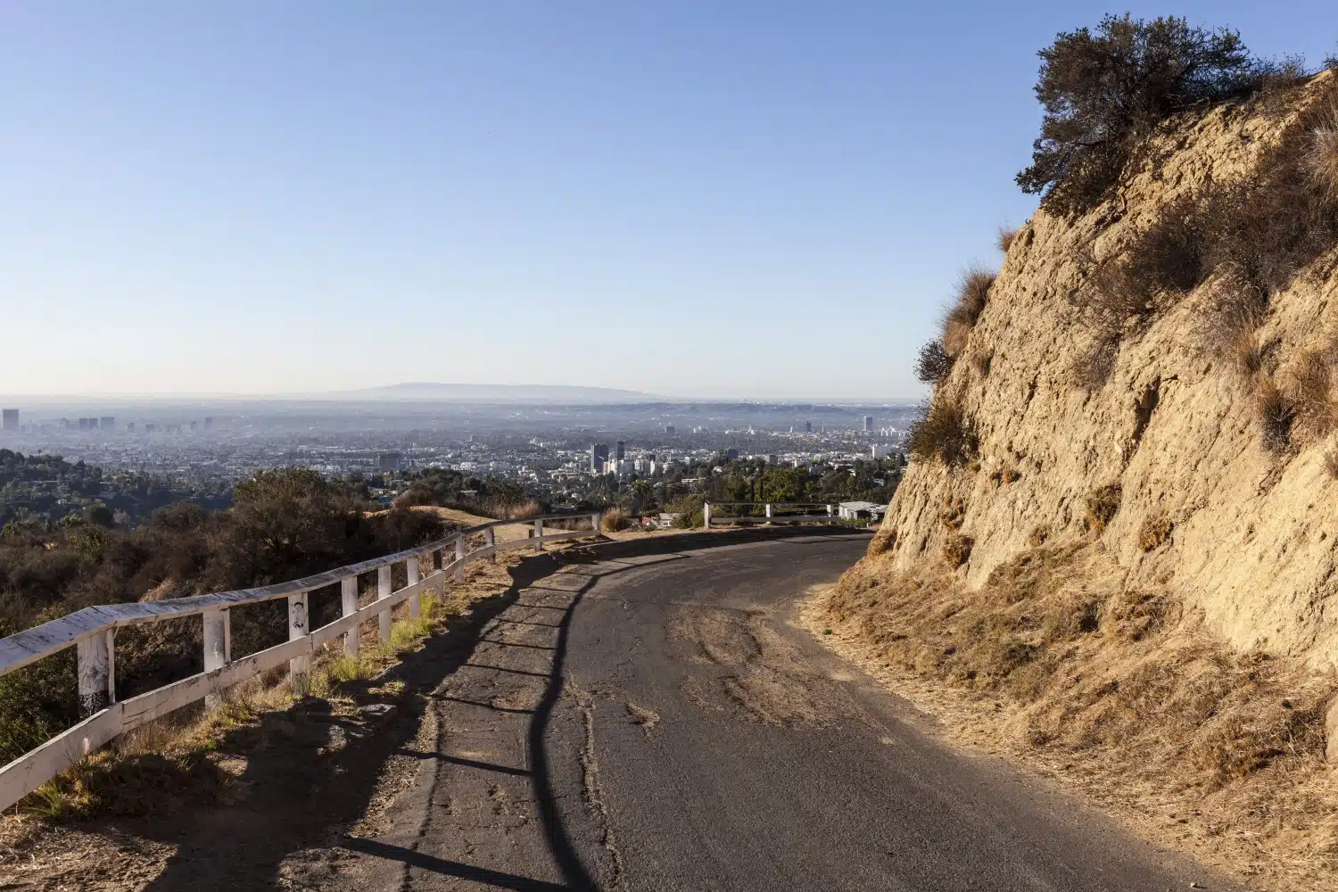 Mulholland Drive is such a cool place to see in Los Angeles for awesome views.