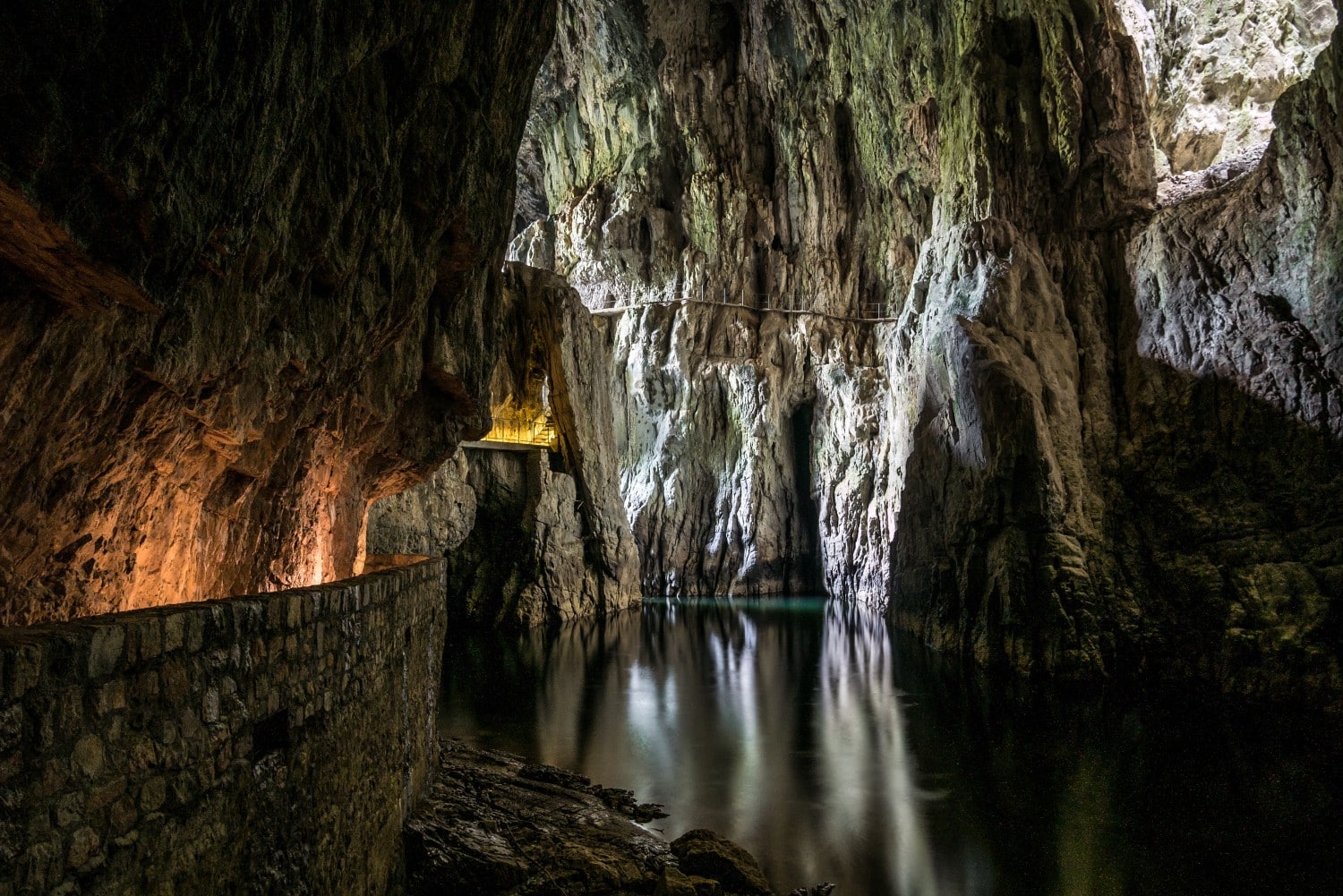 Skocjan Caves, Slovenia are a real highlight when hiking in the alps