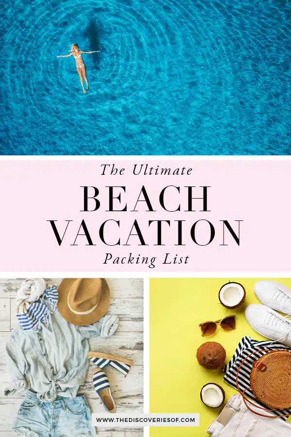 Beach Vacation Packing List