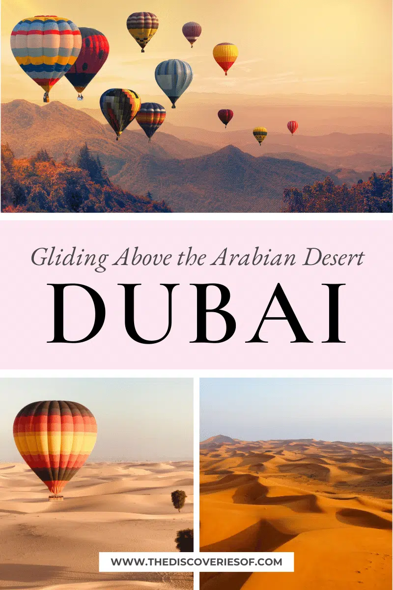Hot Air Balloon Ride in Dubai: Gliding Above the Arabian Desert