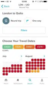 Hopper Travel App 