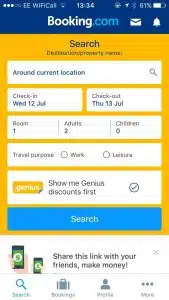 Booking.com is one of the best free travel apps