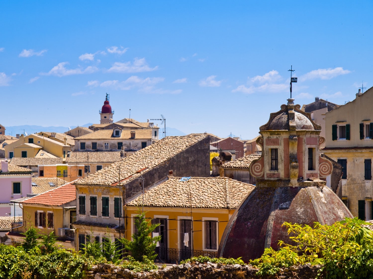 Corfu town