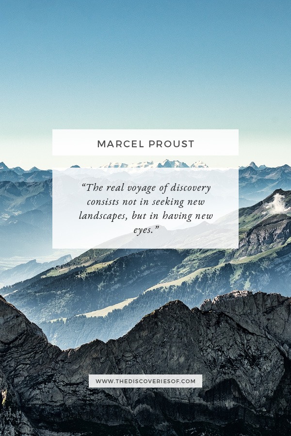 Marcel Proust Quote for Travel