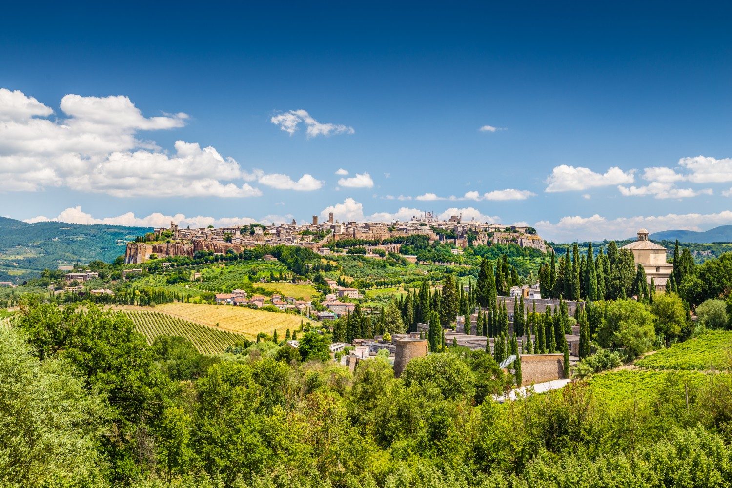 Historic town of Orvieto, Umbria, Italy