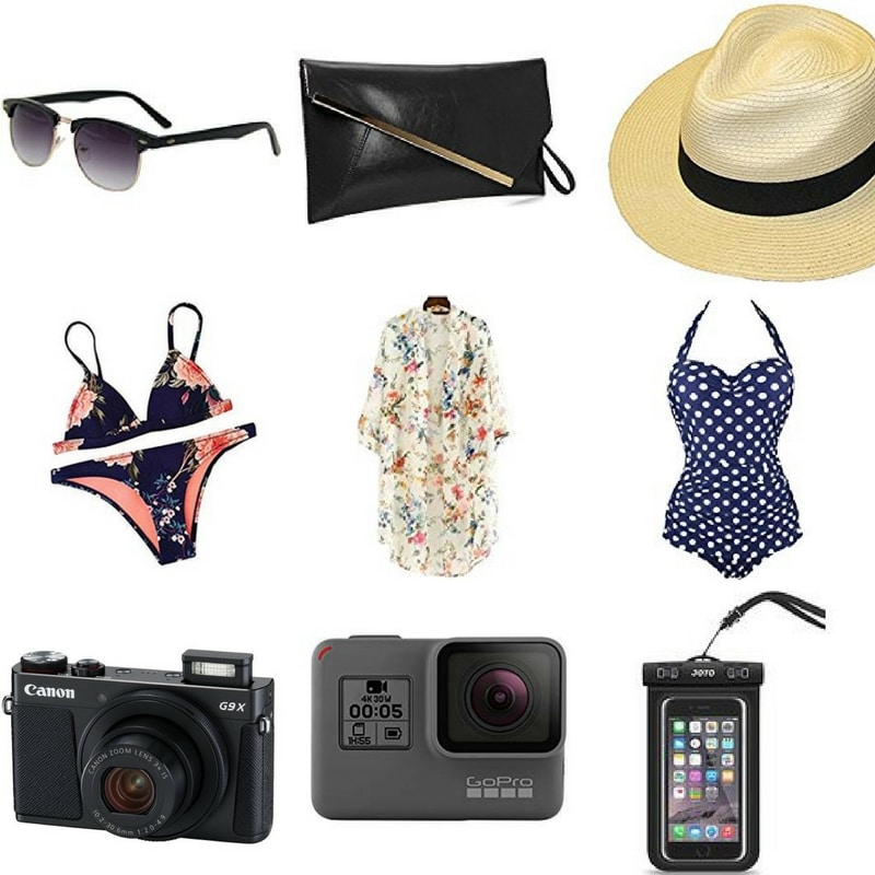 Summer vacation packing list.