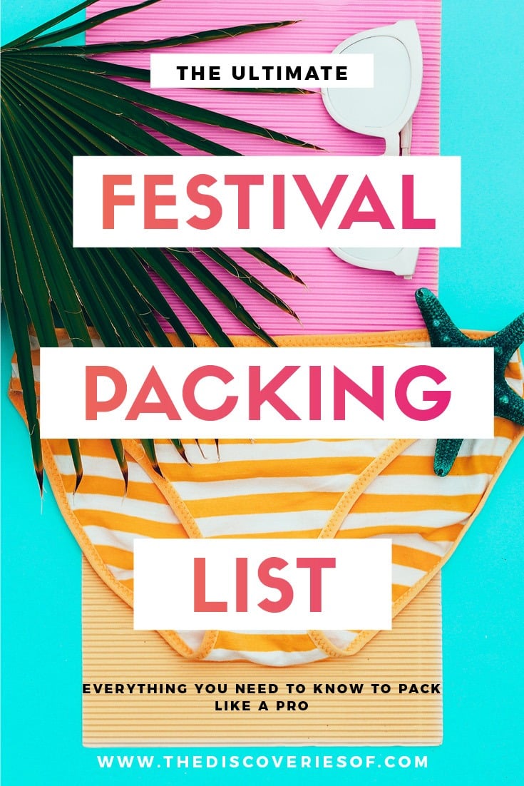 Festival essentials