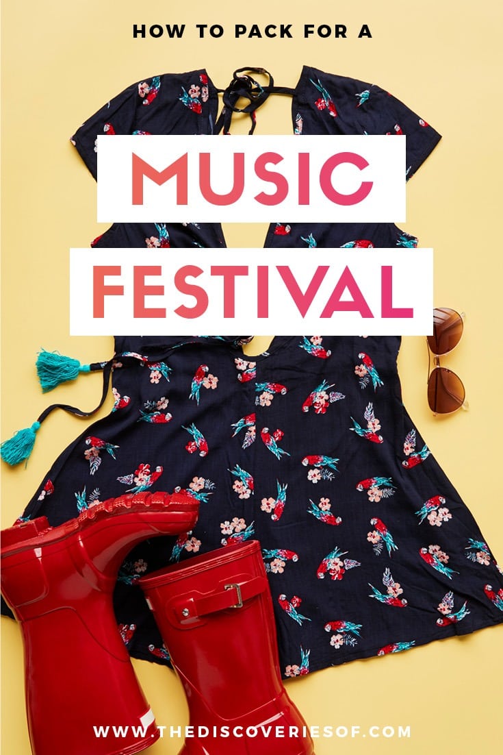 Festival packing list