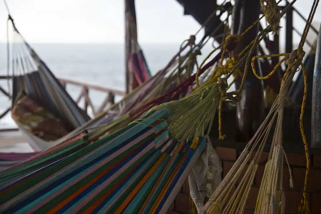 Hammocks at Cabo San Juan in Tayrona National Park, Colombia. The perfect beach destination in South America. Read more. 