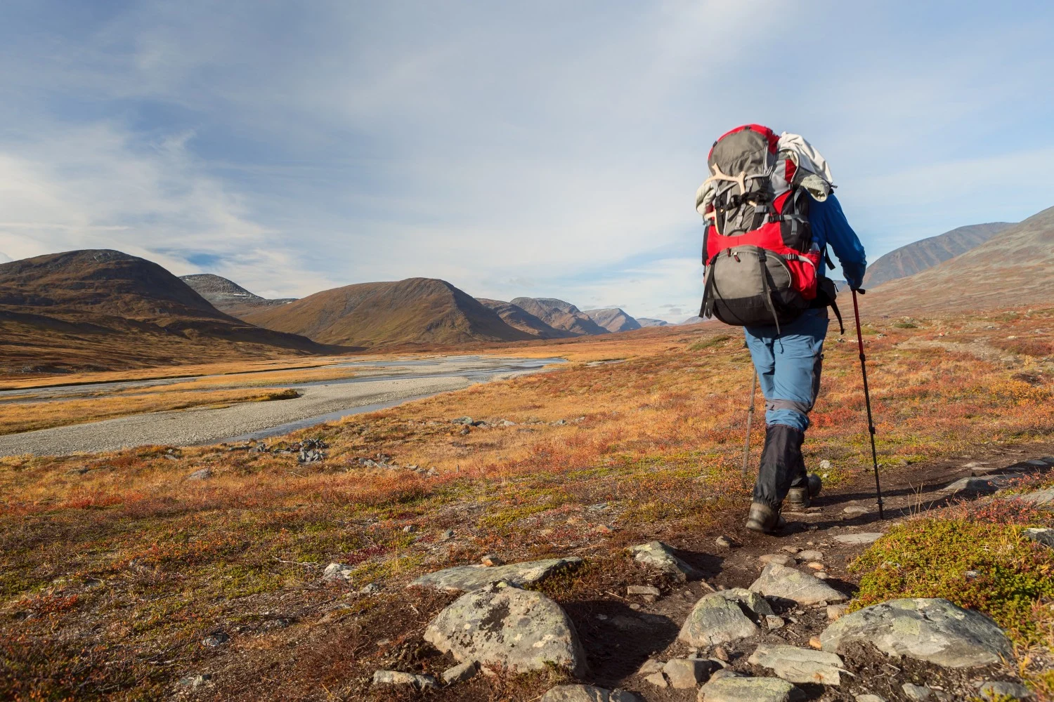 Hiking on the Kungsleden in Sweden