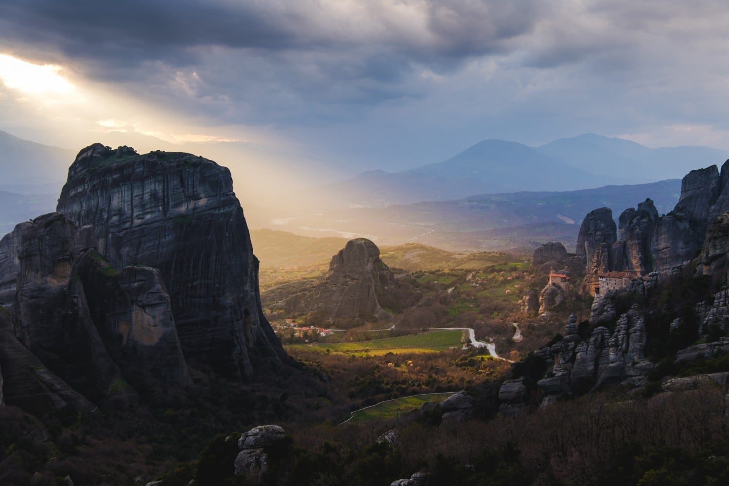 Hiking in Meteora, Greece for some of the best hiking in Europe