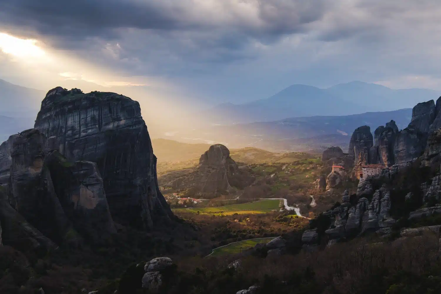 Hiking in Meteora, Greece for some of the best hiking in Europe