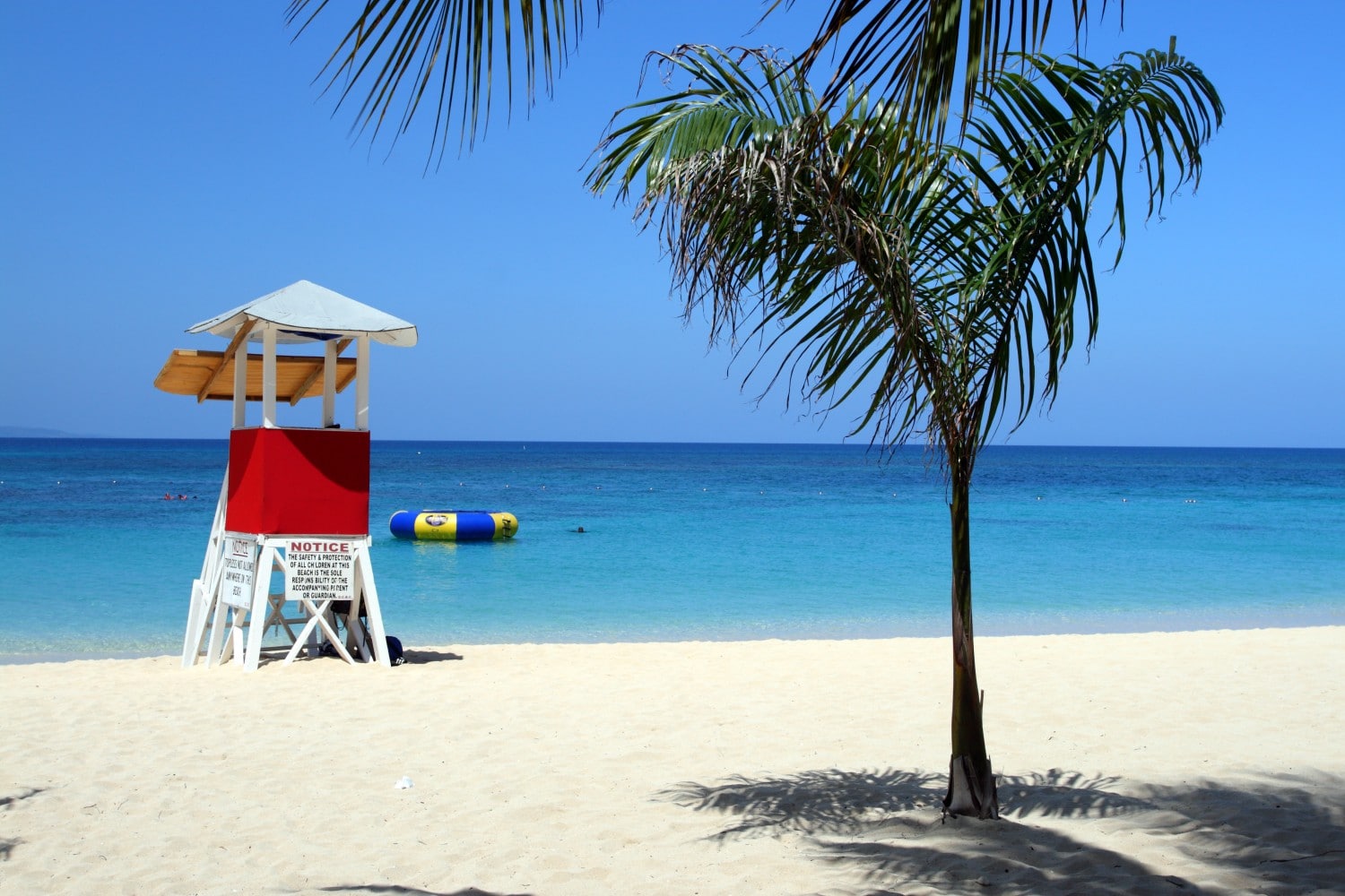 Doctor's Cave Beach, Montego Bay, Jamaica. Read our guide to the most beautiful islands in the Caribbean.