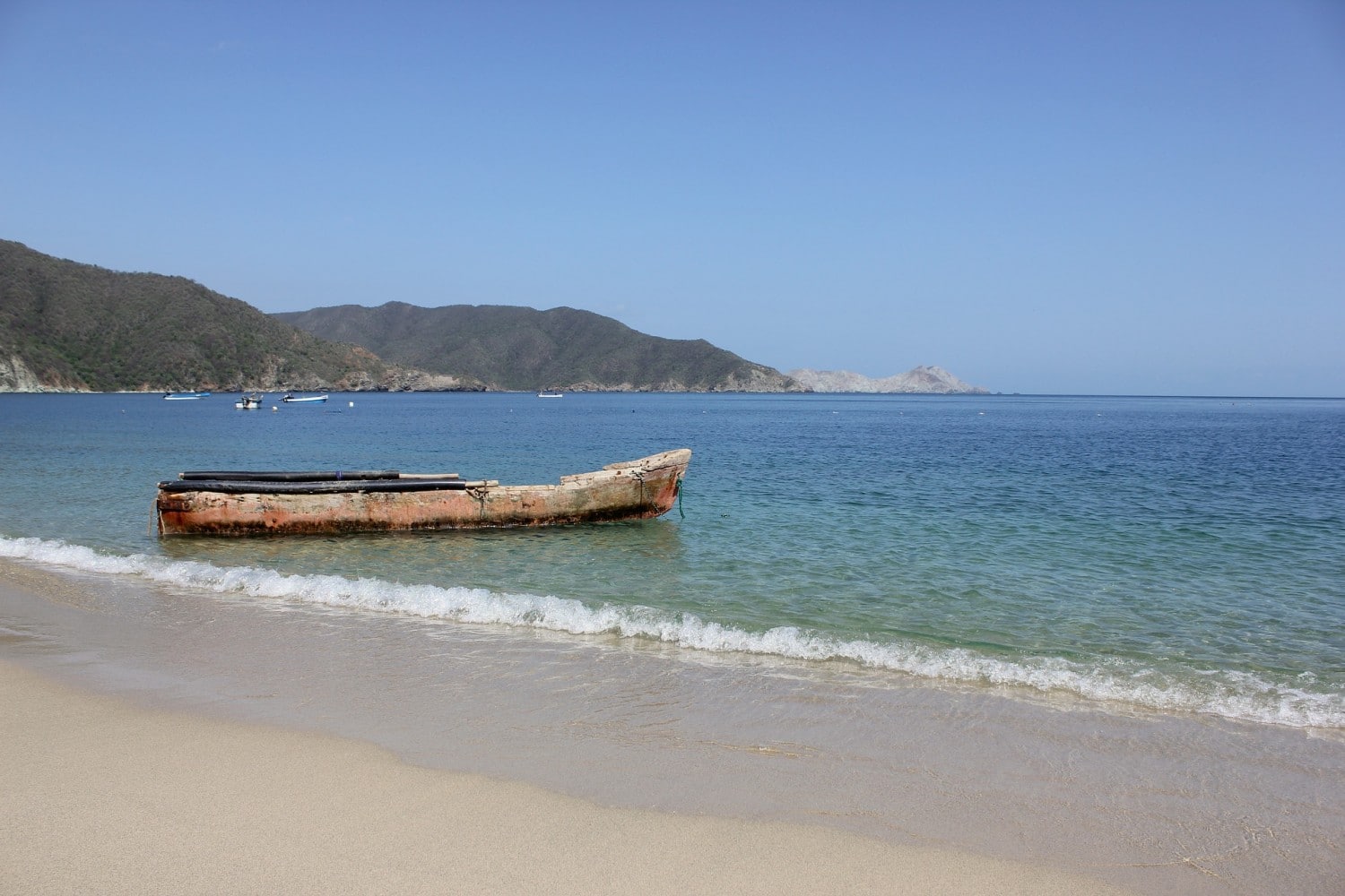 Parque National Tayrona, a beautiful Colombian beach