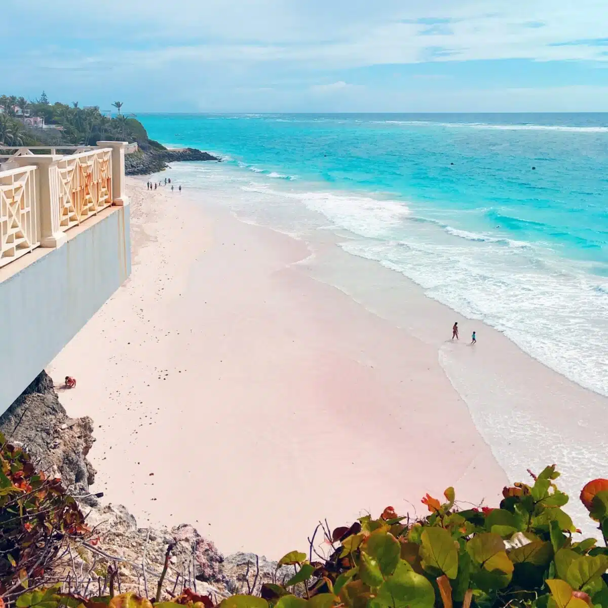 Pink Sand Blue Sea at The Crane Beach