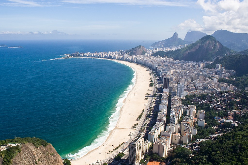 Copacabana is one of Brazil's most famous landmarks