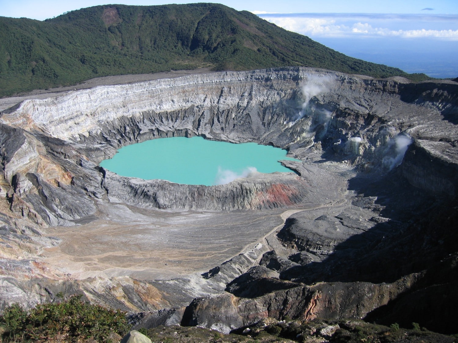 Hiking the Poas Volcano Costa Rica
