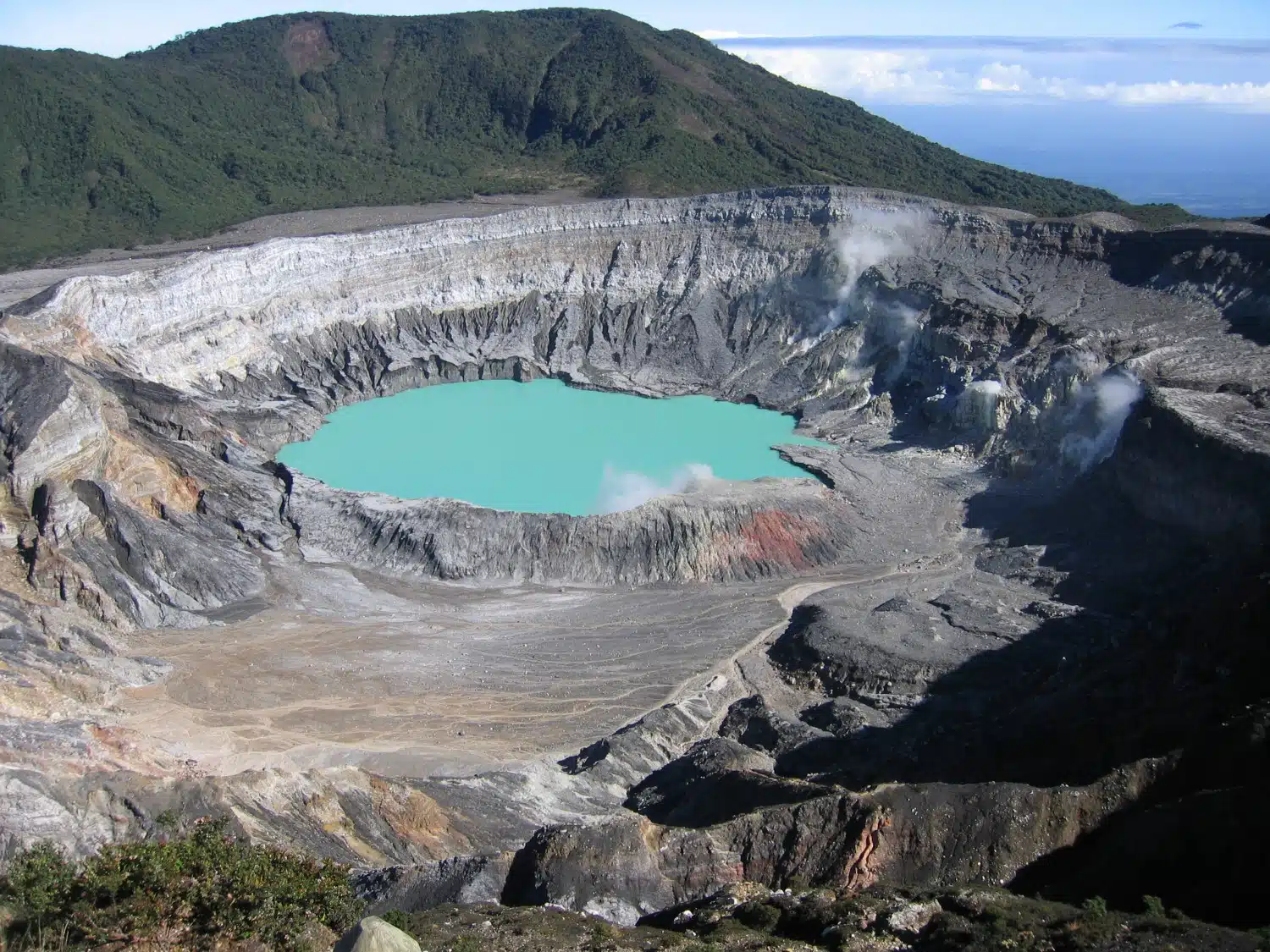Hiking the Poas Volcano Costa Rica