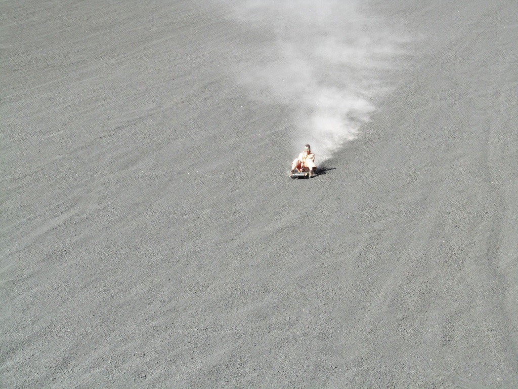 volcano boarding Nicaragua