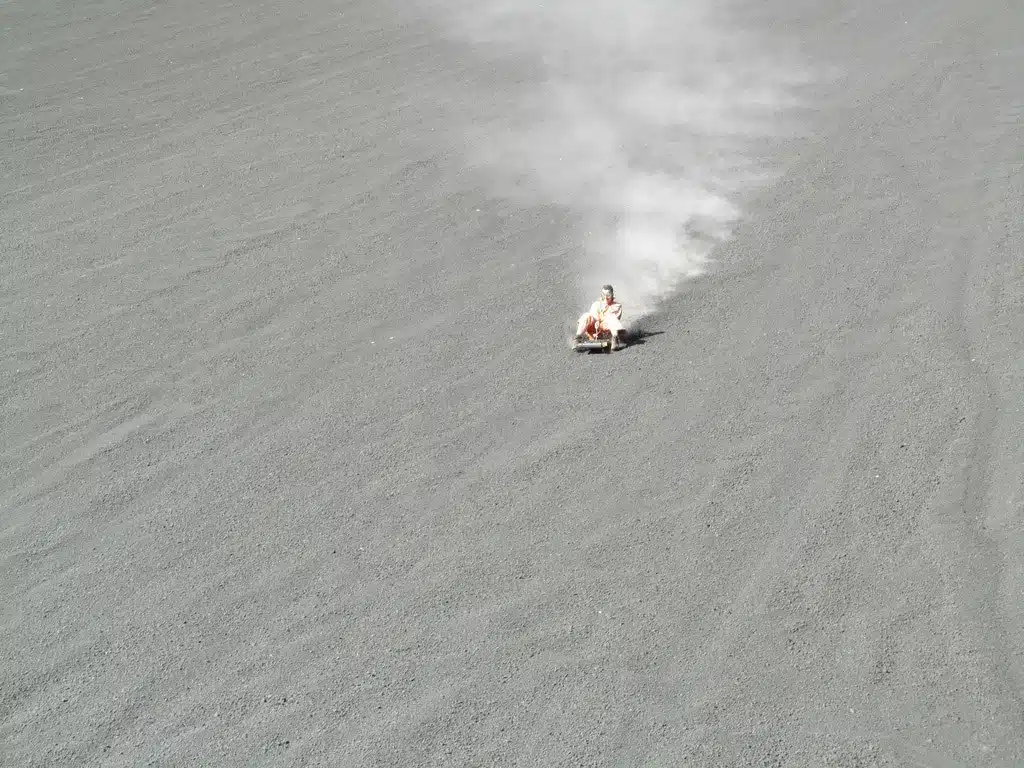 volcano boarding Nicaragua