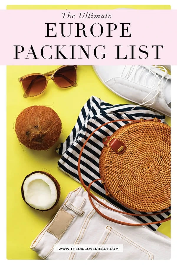 what to pack for Europe 1