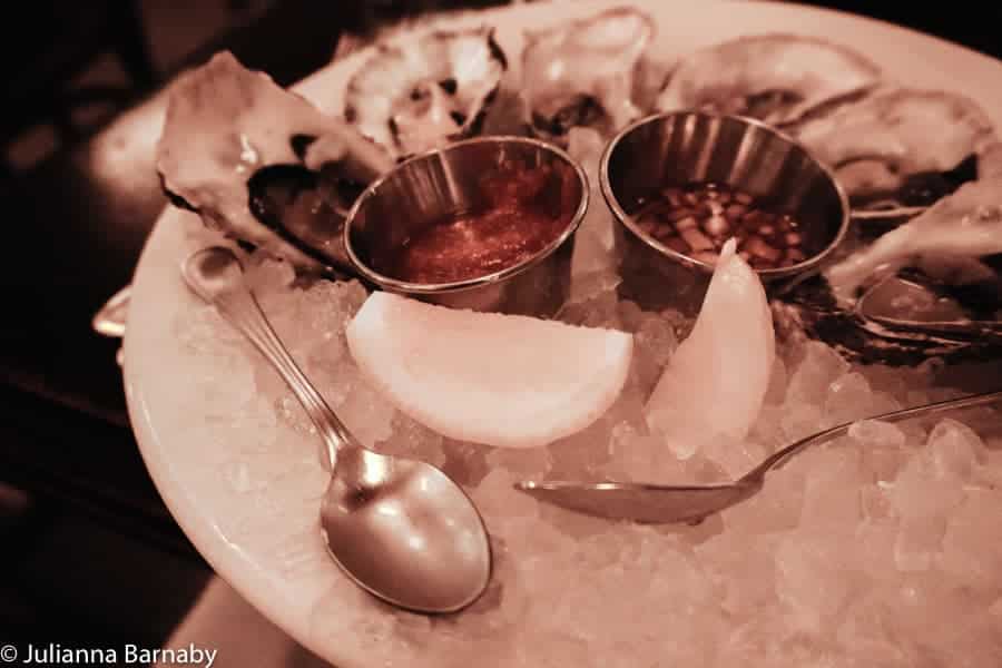 Oysters at Balthazar