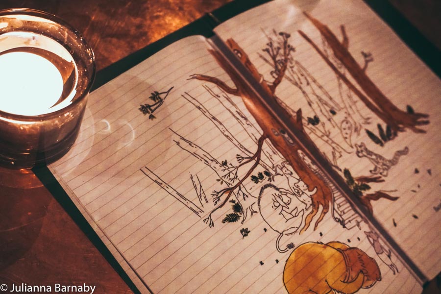 Menu at The Blind Pig