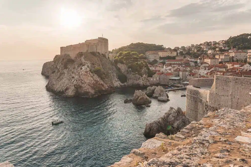 Views of Fort Lovrejinac Dubrovnik