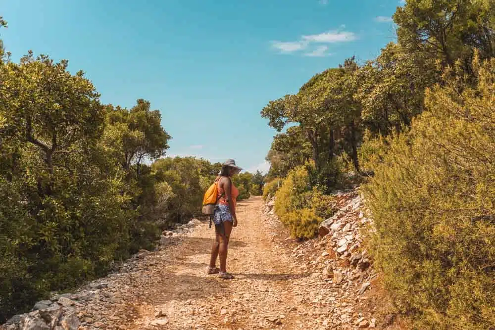 Hiking on Lokrum