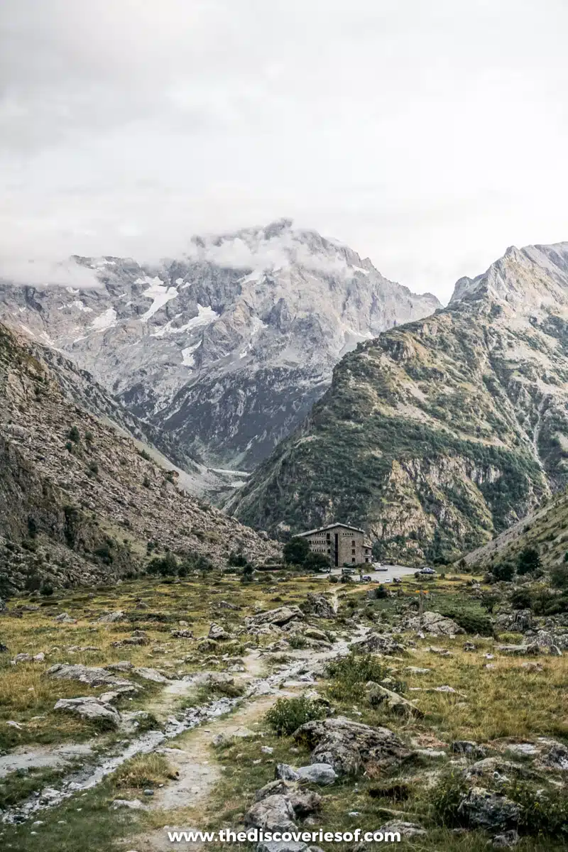 The refuge at the end of the hike 