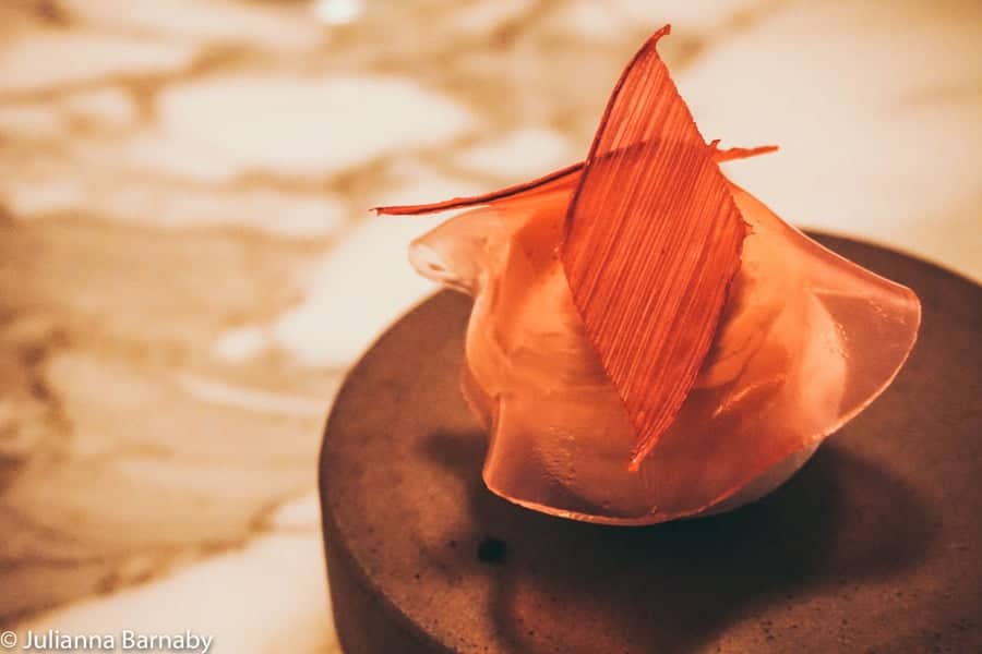 The rhubarb pavlova