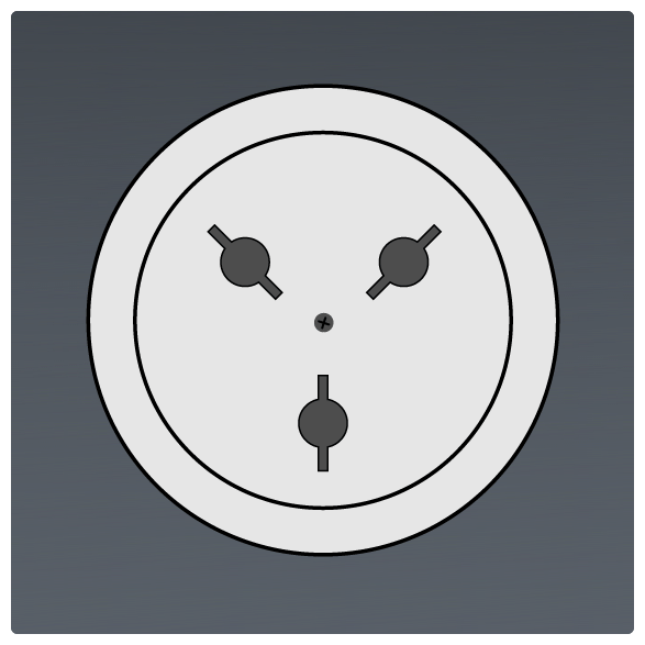 International Power Sockets Plug Type H Socket
