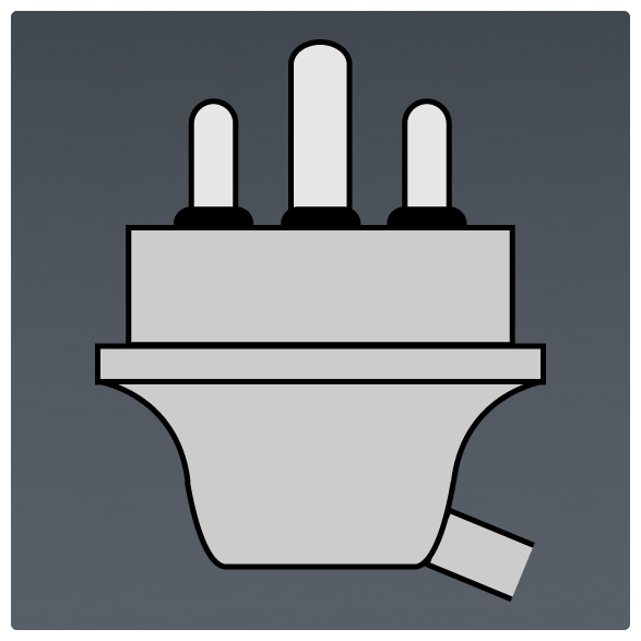 International Power Sockets Plug Type M